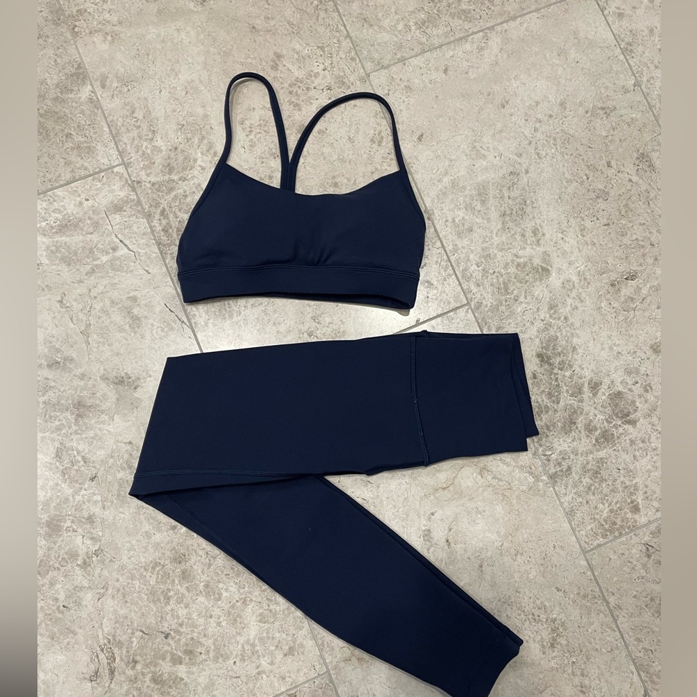 Lululemon navy blue set